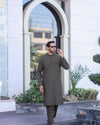 Elegant Brown Shalwar Kameez