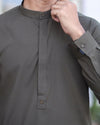 Elegant Brown Shalwar Kameez