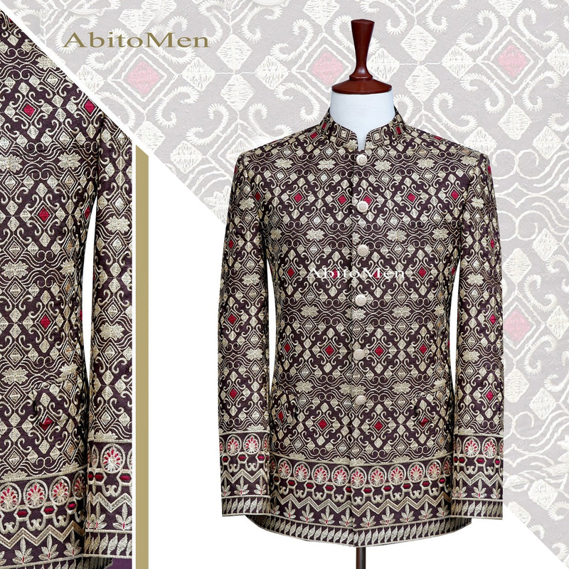 Embroidered prince coat