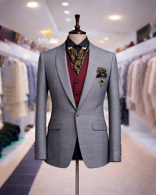 Grey 3 Piece Suit