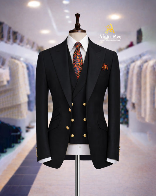Black 3 piece suit
