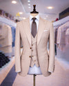 Cream 3 Piece Suit