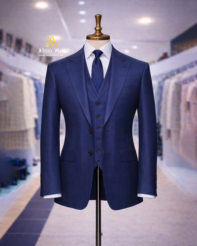Blue 3 Piece Suit
