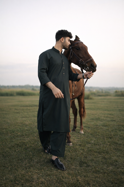 Classic Black Men’s Kurta Pajama