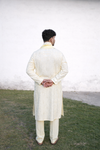Luxury Off-White Embroidered Kurta Pajama
