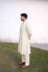 Luxury Off-White Embroidered Kurta Pajama