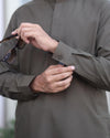 Elegant Brown Shalwar Kameez