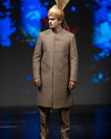 Regal Bronze Embroidered Sherwani