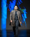 Royal Black & Gold Embroidered Sherwani