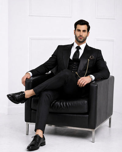 Black 3 Piece Tuxedo