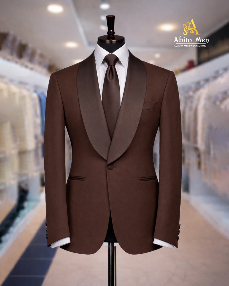 Chocolate Brown Tuxedo