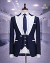 Navy Blue Contrast Tuxedo