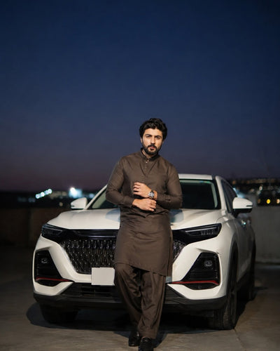 Chocolate Brown Kurta Shalwar
