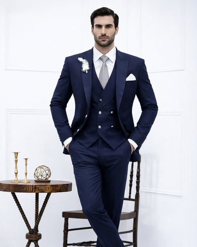 Royal Blue 3 Piece Suit