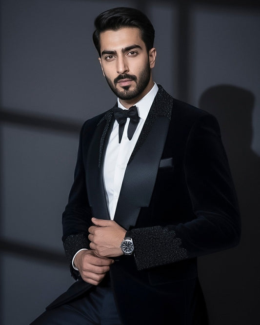 Black Velvet Tuxedo