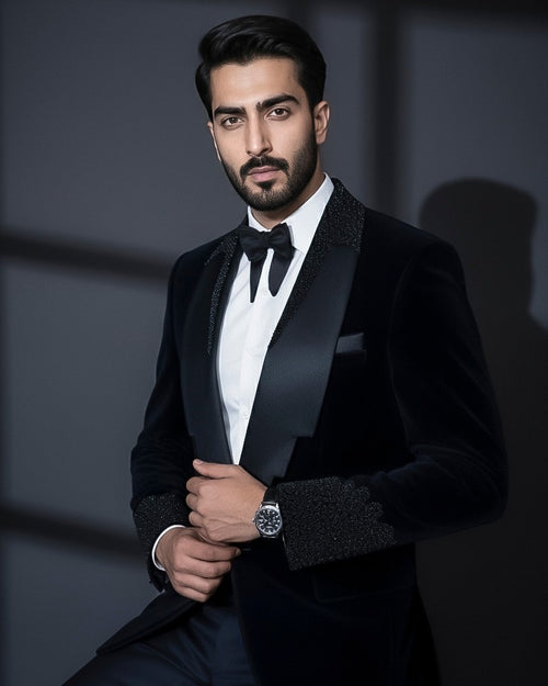 Black Velvet Tuxedo