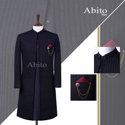 Black Sherwani BS42L