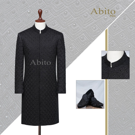 Black Sherwani BS43L