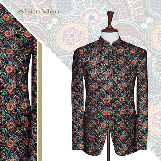 Embroidered Malti prince coat