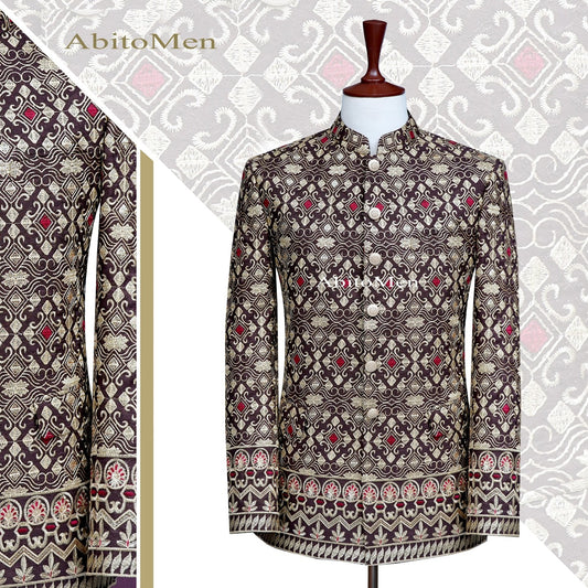 Embroidered prince coat