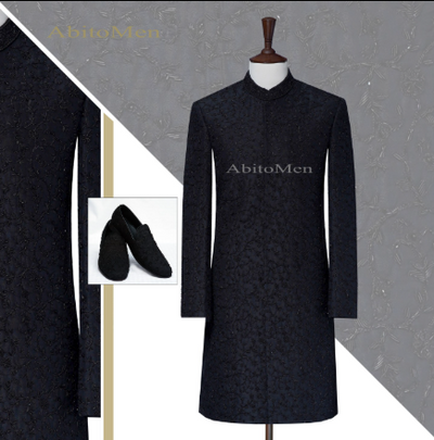 Fully embroidered customized sherwani
