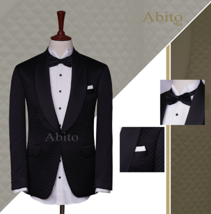 2pc Suit with tux shirt and Bow tie