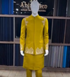 Mehndi Suit Set – Kurta, Trouser, Prince Coat