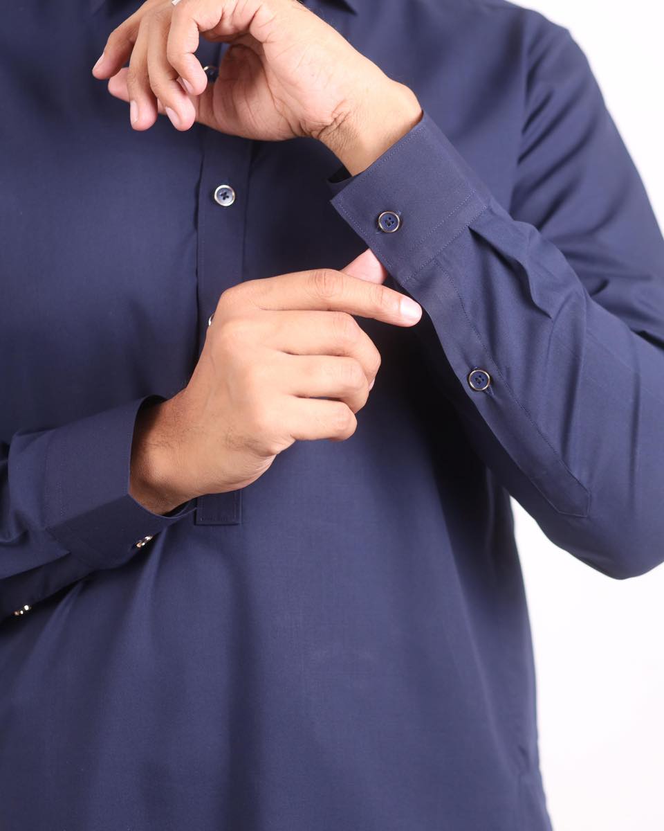 Classic Navy Blue Suit