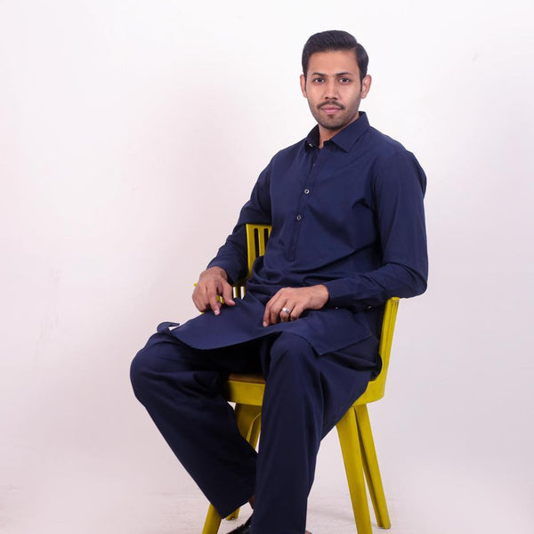 Classic Navy Blue Suit