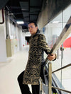 Black & Gold Embroidered Sherwani